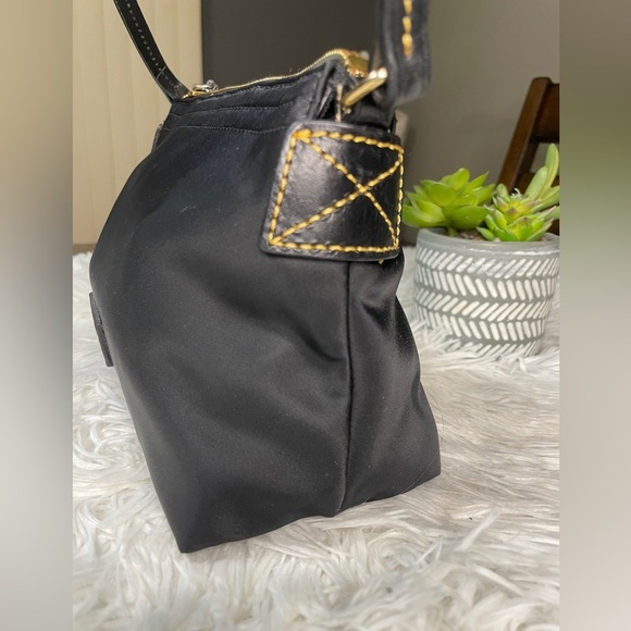 Dooney & Bourke Nylon Leather Trim Shoulder Bag - Picture 9 of 13